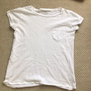 A plan white shirt!!!!